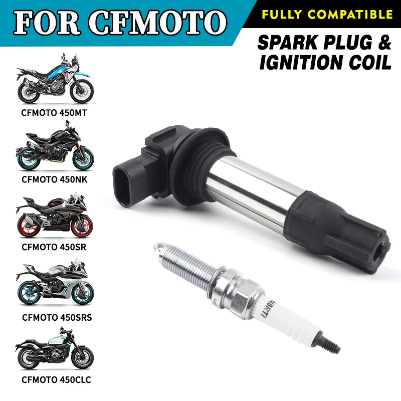 

For CFMOTO Spark Plug High Voltage Coil Ignition Coil 450MT NK CLC SR Motorcycle Accessories CF Moto 450 MT Original Parts