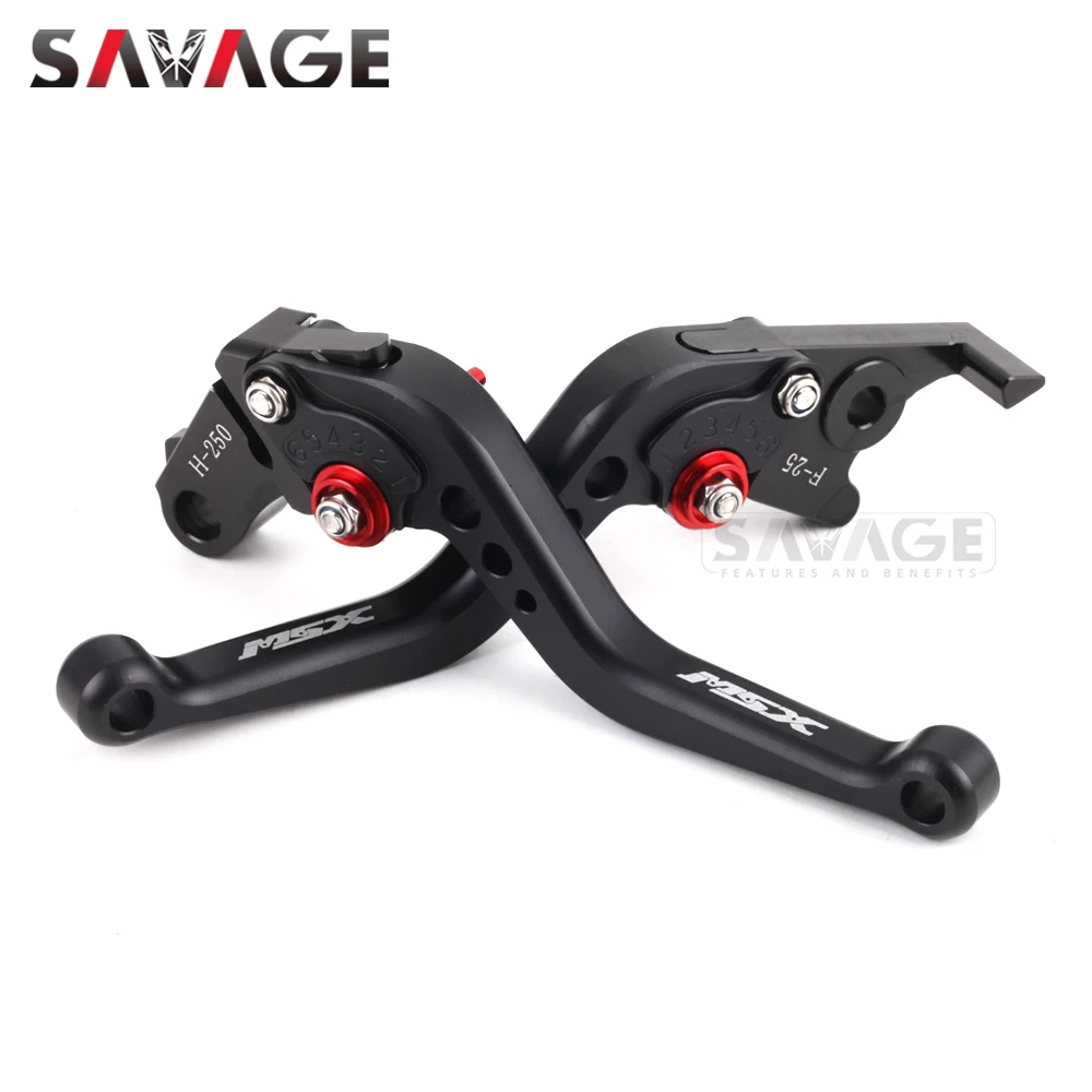 MSX 125 Short Brake Clutch Levers For HONDA Grom 125 MSX125SF 2013-2024 Motorcycle Accessories Adjustable Control Handles MSX125