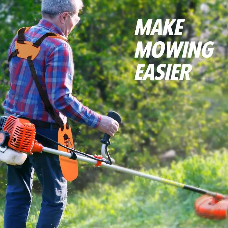 Trimmer Strap String Trimmer Strap Ergonomic Brush Cutter Shoulder Protector Belt Support For Gardening Trimming