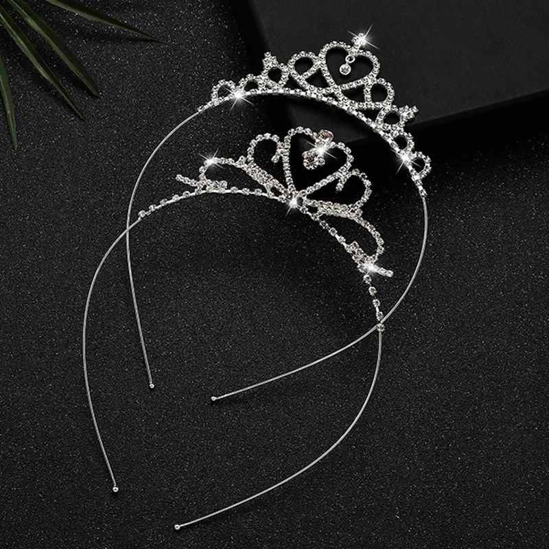 Kids Girls Princess Tiaras Crowns Headband  Show Bridal Prom Bride Bridesmaid Gift Wedding Party Accessiories Hair Jewelry