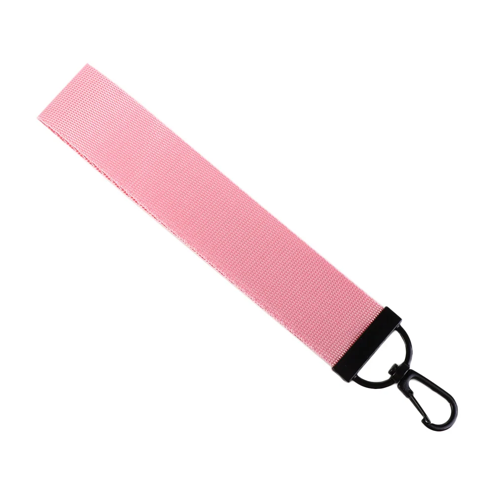 Solid Colors Bag Charms Car Keyring Wallet Ribbon Neck Strap Lanyard Phone Straps Keychain Lanyard Ribbon Rope Keychain