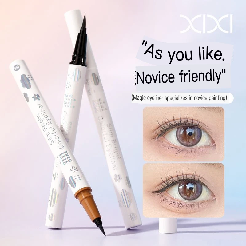 Three XIXI Eyeliner Pens With Extremely Fine Tips, Waterproof, Sweat-proof And Not Easy To Fade, Are Used As Eyeliner Liquid