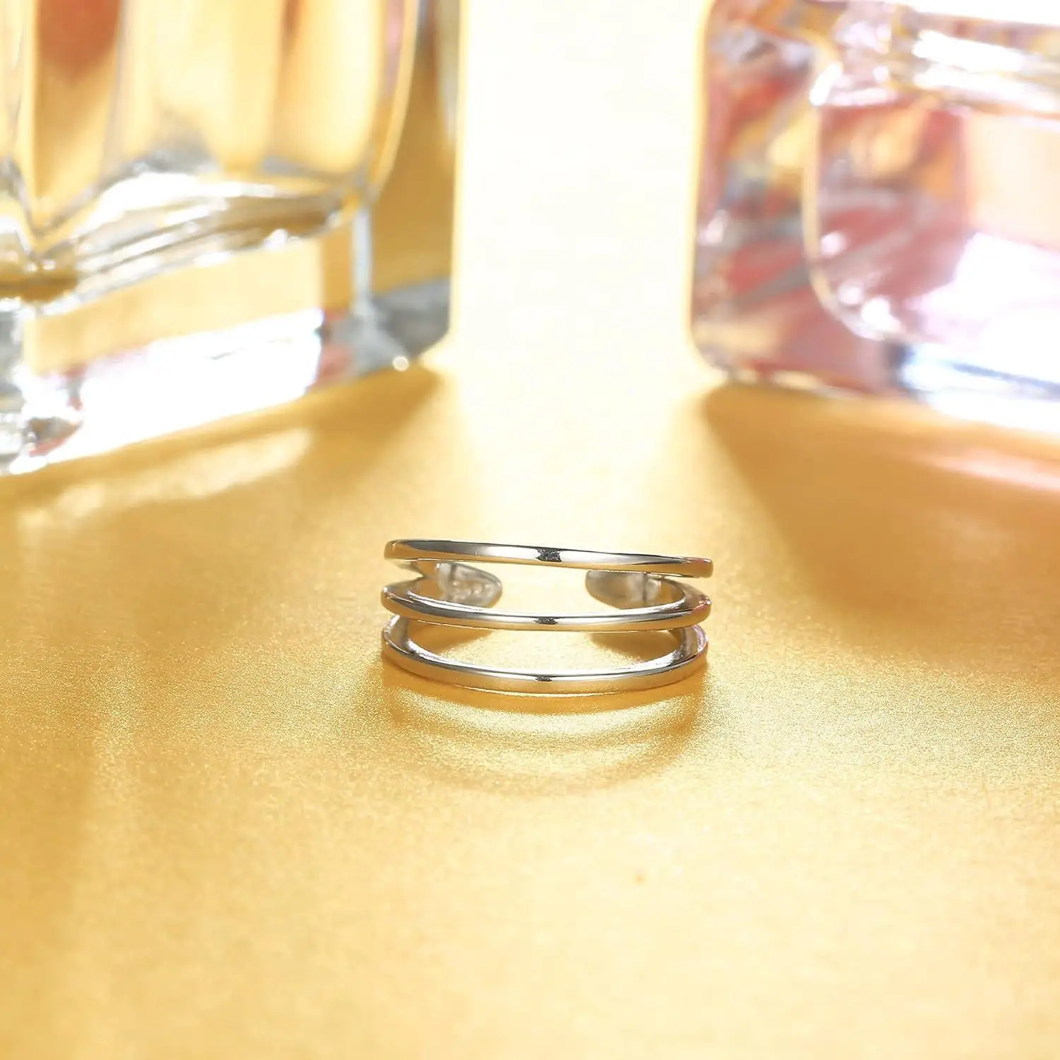 Women's 925 Sterling Silver Vintage Adjustable Toe Ring