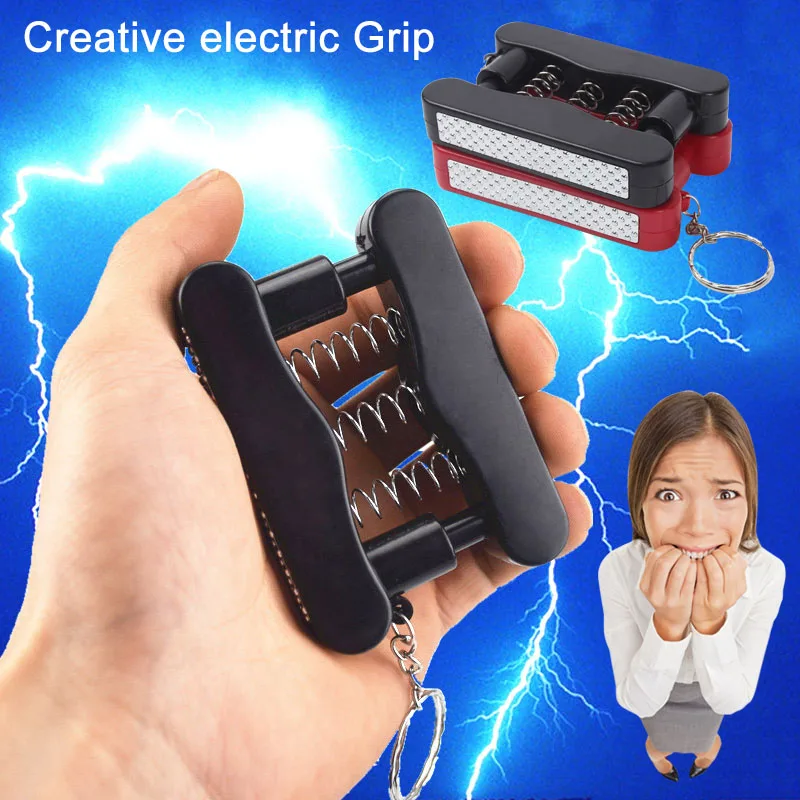 Hand Grips Shock Grip Electric Shock Toy Funny April Fools Day Gifts Prank Toys Joke Gifts