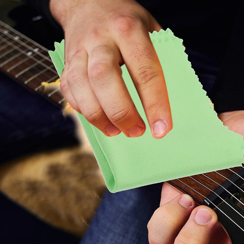 

for Musical Instrument Cleaning Cloth Rags Acoustic Guitar Kit Detergent Flannel