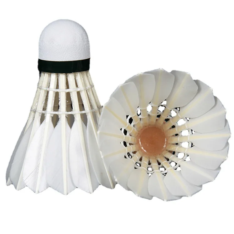 

Good Quality Custom Logo Duck Goose Feather Class a Shuttlecock Badminton
