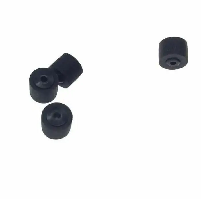 10pcs Rubber Wheel Pulley Pinch Roller Single Player,Repeater, Amplifier Car Radio 7x6x1.5mm