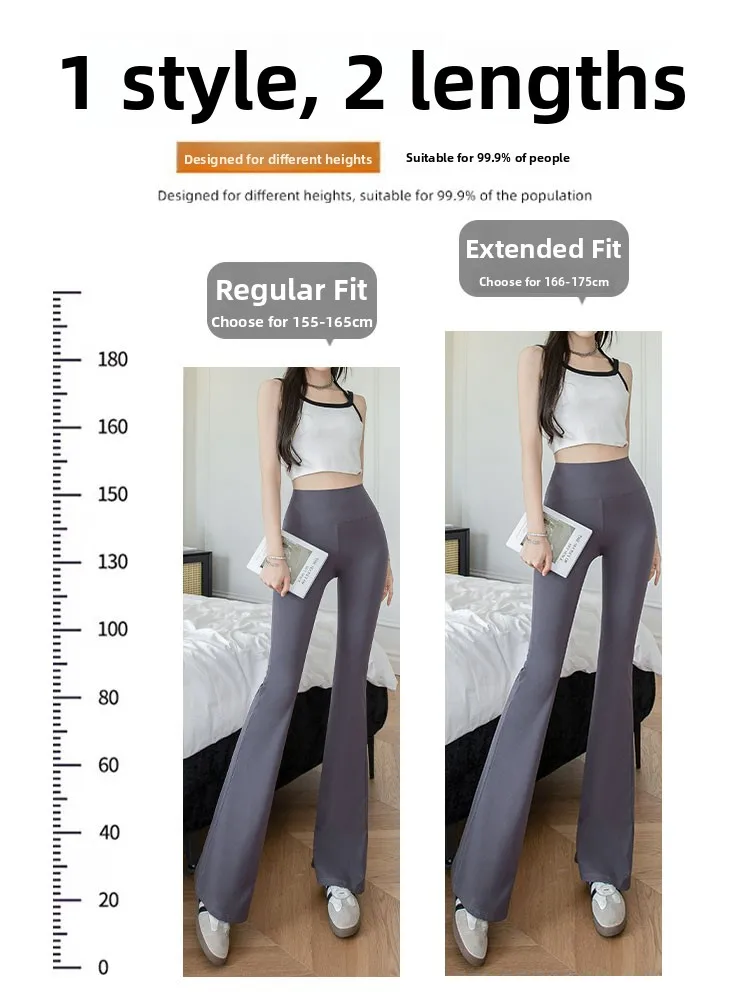 ハイウエスト スエード調 ヨガパンツ レディース 秋 ファッション お腹シェイプ スリム フレアパンツ カジュアル レギンス