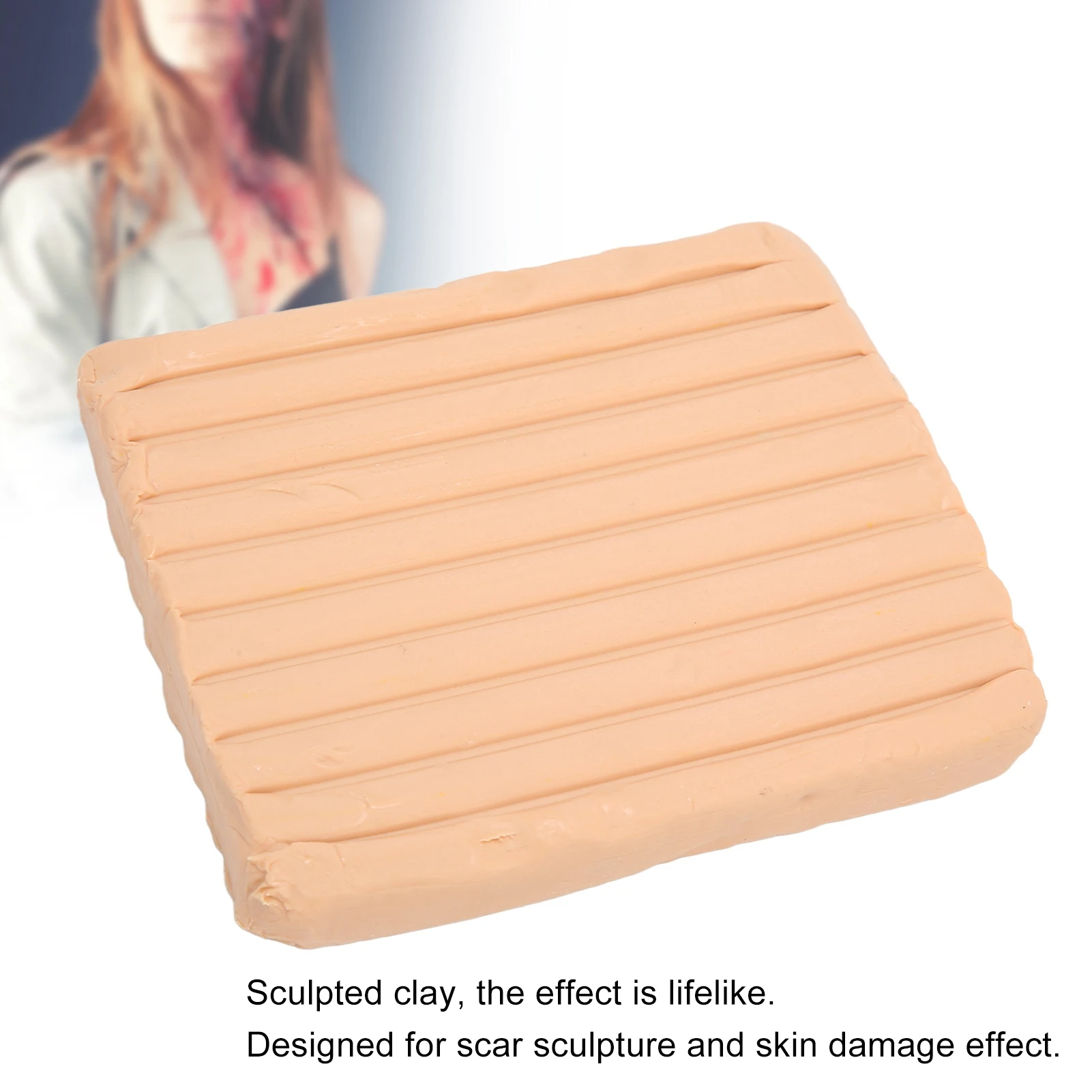 ماكياج الطين ندوب ماكياج تأثير الجرح مستحضرات التجميل الطين النحت الطين النمذجة اللحم الملونة الوجه النحت للسينما والتلفزيون