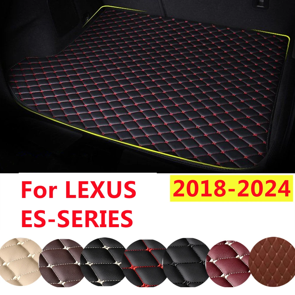 YJ XPE Leather Custom Fit For LEXUS ES ES200 ES260 ES300h 2024-2018 AUTO Accessories Car Trunk Mat Rear Cargo Liner Cover Carpet