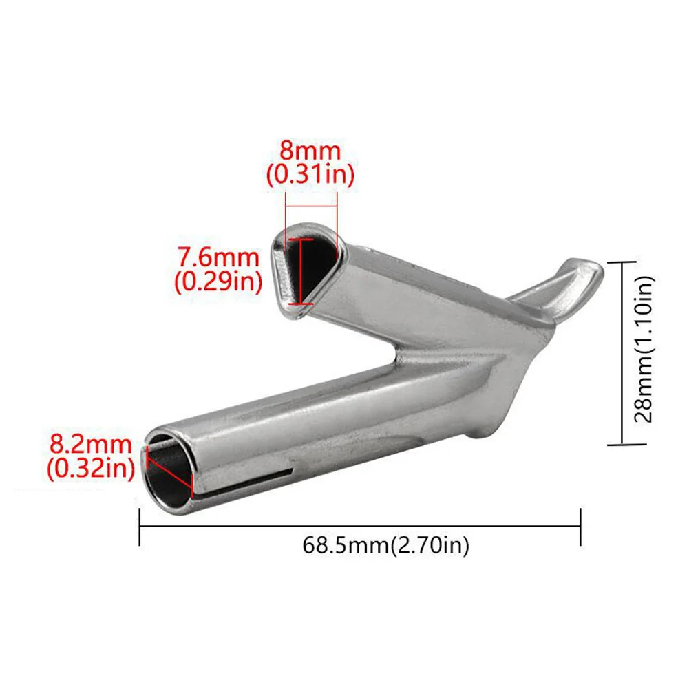 Hot Air Blower Welding Nozzle Y Type Triangle for Heat Torch Use with Plastic and PVC Materials Metal Construction