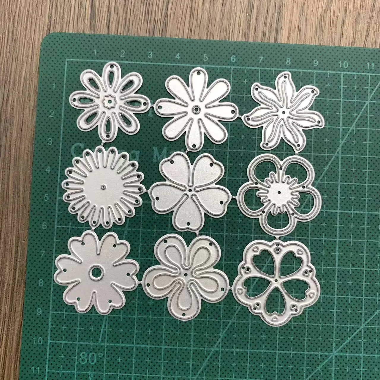 Blumen-Kombinations-Metallstanzformen Mehrschichtige Blütenblätter Florale DIY Scrapbooking Kartenherstellung Stanzformen – Detail 6
