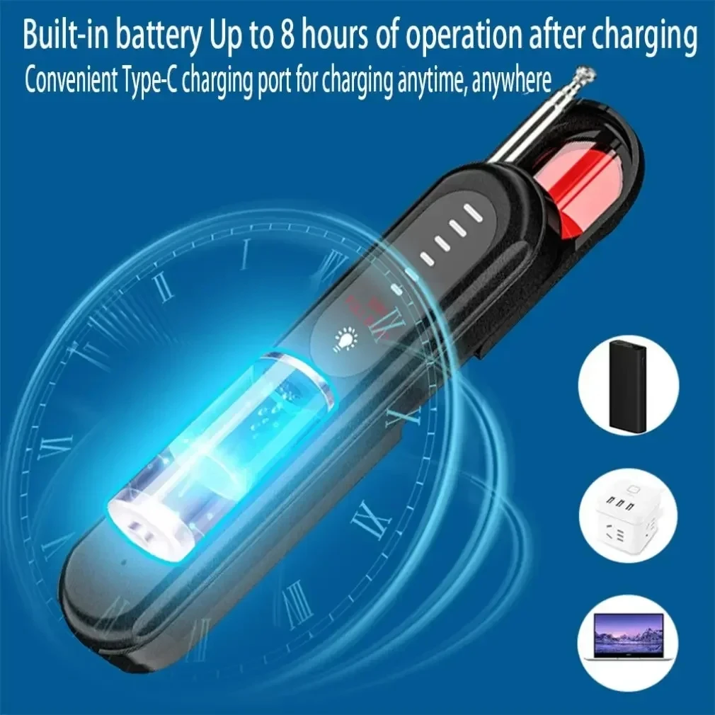 RF Signal Detector Anti Spy Candid Pinhole Hidden Camara Magnetic GPS Locator Wireless Audio GSM Bug Finder Spy Gadgets Devices