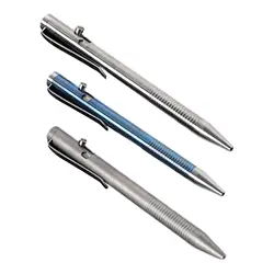 Luxury Bolt Action Pen Titanium Alloy G2 Compatible Writing Retractable Ballpoint Professional Everyday Use