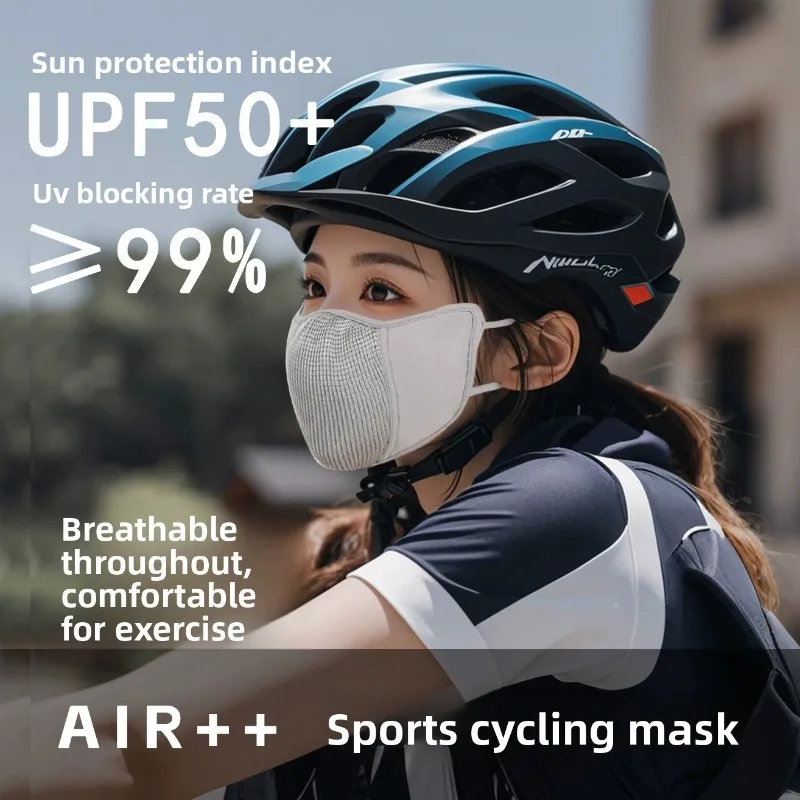 Ice Silk Cycling Sunscreen Face Mask UV Protection Breathable Windproof Summer Outdoor Riding Women Men High Quality Fashion