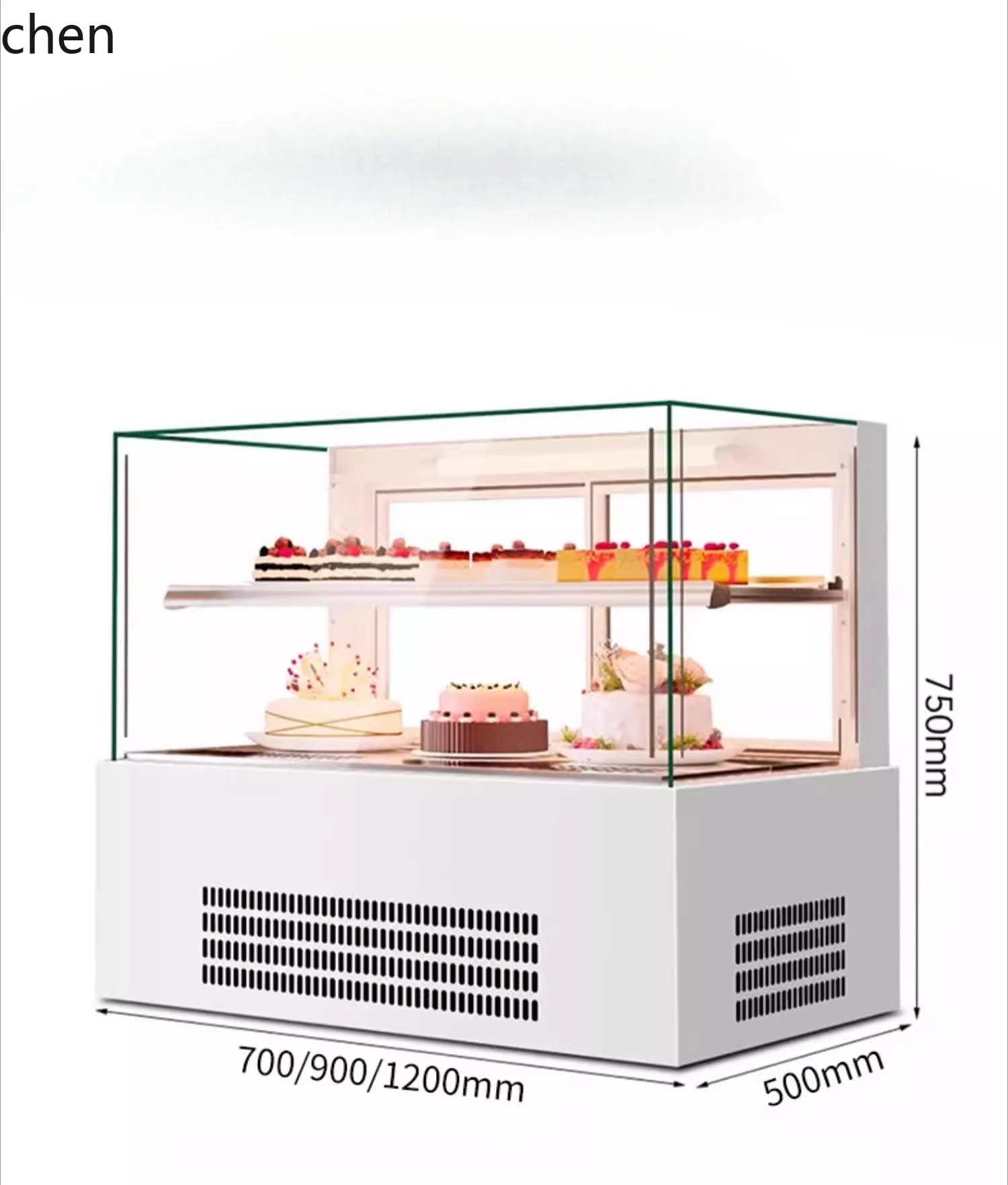 

ZML Small Dessert Cake Cabinet Commercial Dessert Baking Bread Bar Refrigerated and Fresh Display Cabinet