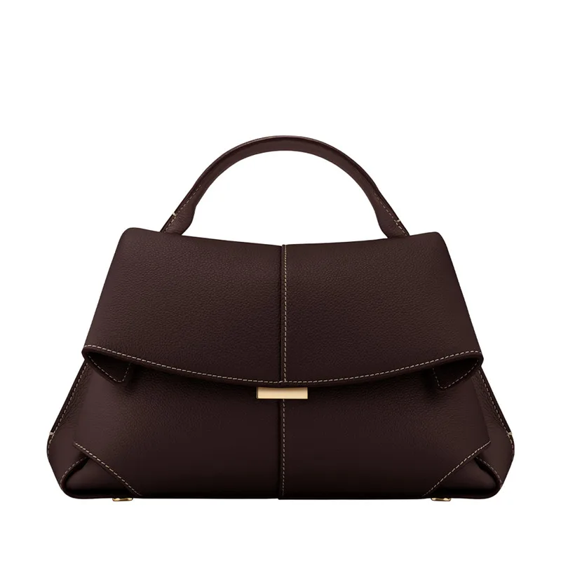 Sac à main en cuir véritable pour femmes, sac à bandoulière de luxe de styliste en cuir de vache, sa