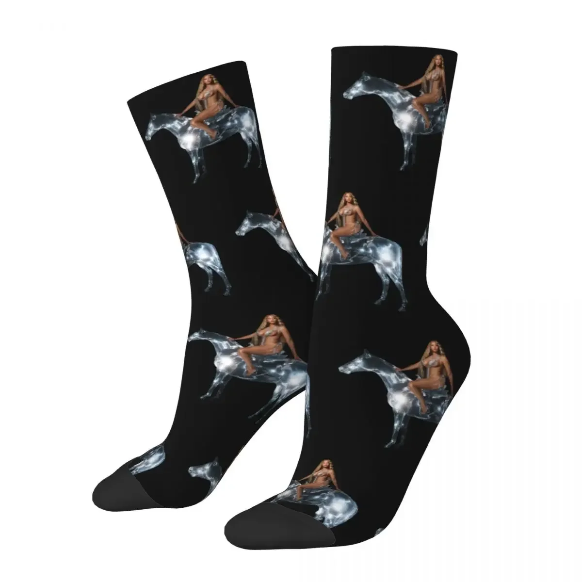 

New Men Women Socks Crazy Beyonce Renaissance World Tour Graphic Sock Spring Summer Autumn Winter Breathable Basketball Socks