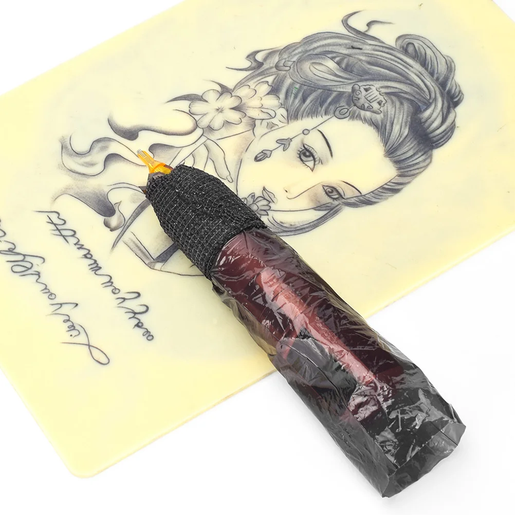 

200 шт. одноразовые чехлы для ручек для татуировок 6,5X19 см, прозрачный ПВХ, водонепроницаемая защита для ручек для татуировок, зажимы для шнуров, ручки, чехол для рукавов