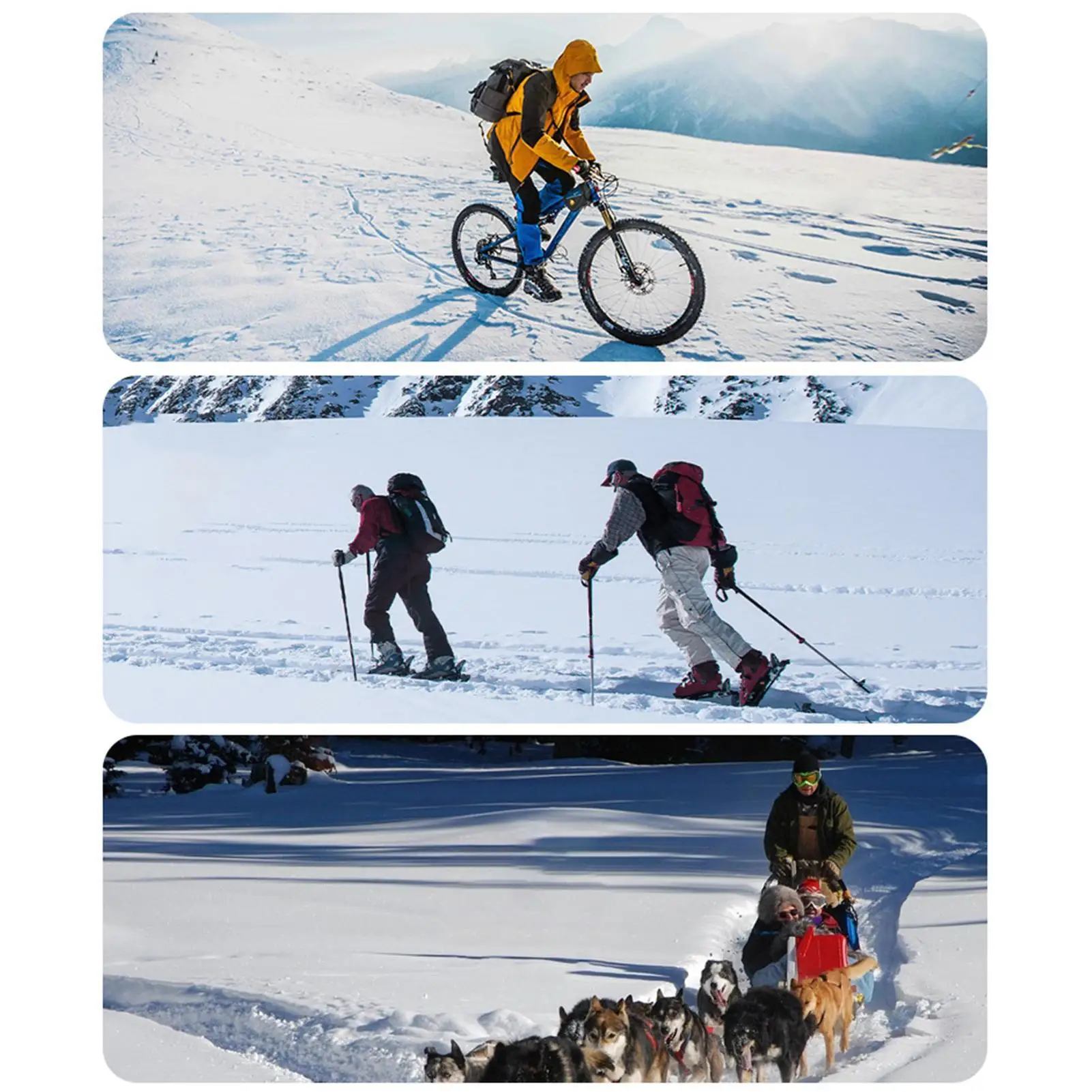 

Велосипедные перчатки Дышащие зимние варежки Всепогодные перчатки с 5 пальцами для занятий спортом на открытом воздухе Зимняя езда на велосипеде Сноуборд Катание на лыжах