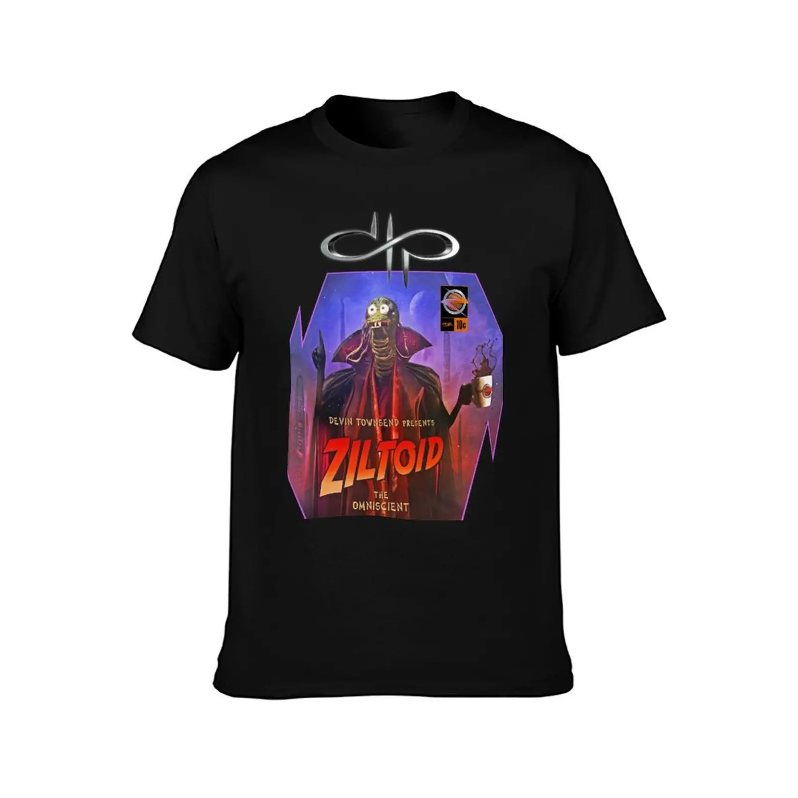 Devin Townsend - Ziltoid T-Shirt Simple Solid Color Crew Neck Tee T-Shirt
