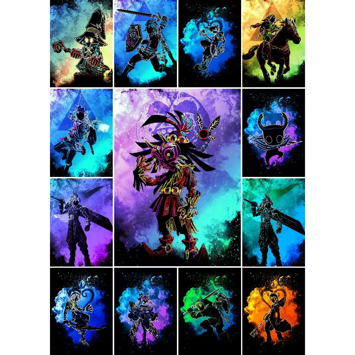 Master Sword Spirit Poster  Kids Room Interior Design Wall Art Print Collection Home Decor