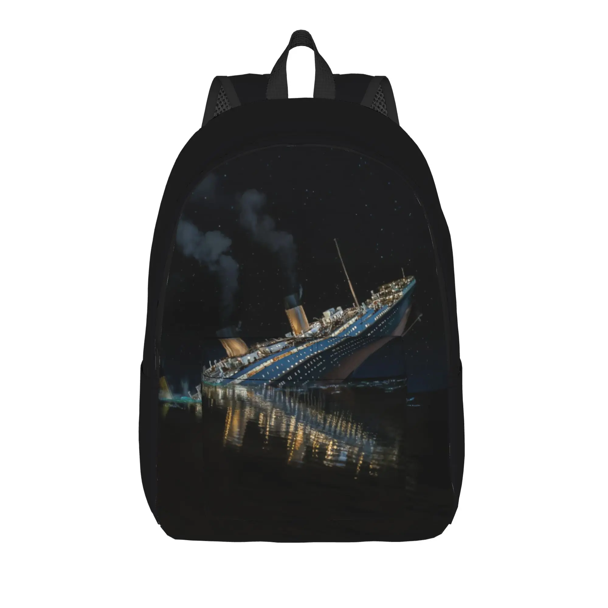 The Most Popular Ship Of All Times, Titanic Backpack Trekking Backpacks Women Casual High School Bags Lightweight Rucksack