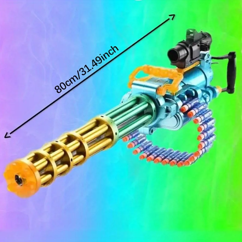 لعبة الأناناس الكبيرة مسدس رصاصة ناعمة، وضع التشغيل اليدوي/الكهربائي، مناسب للألعاب الخارجية