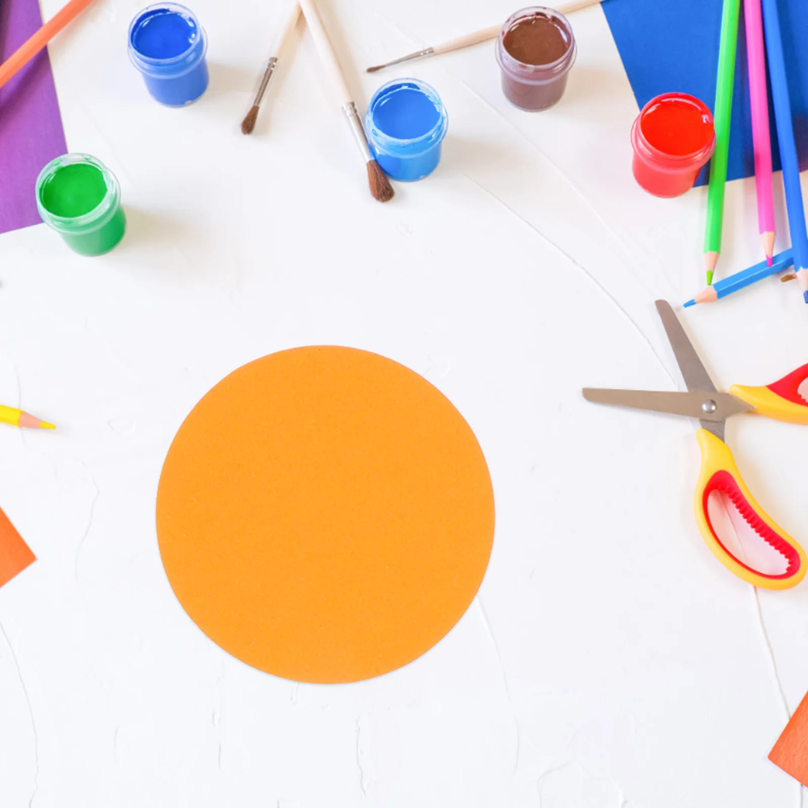 100 Sheets Paper Cuts Art Set for Kids DIY Colorful Cut-Out Craft Project Educational Handicraft Making Fun Creative Gift