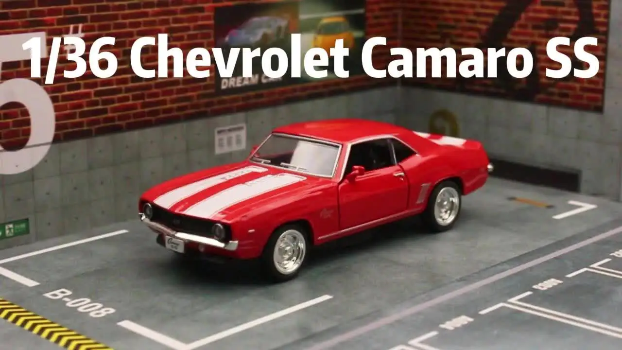 1/36 Chevrolet Camaro SS Vintage Toy Car Model RMZ CiTY Diecast