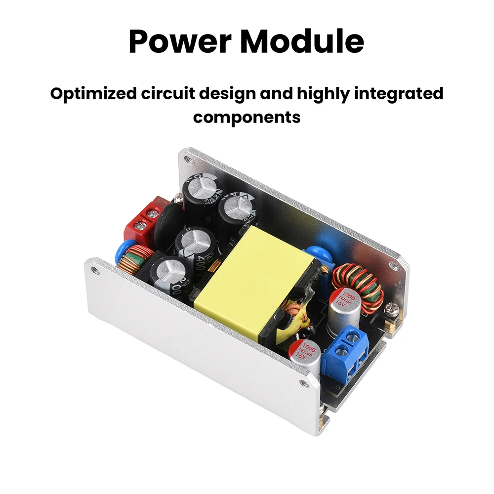 AC 190-265V zu DC 9-30V Einstellbares 180W Hochleistungs-GaN-Schaltnetzteilmodul mit geringer Welligkeit, Industrielle Leistungsplatine – Detail 13