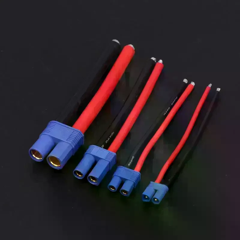 EC2/3/5/8 Male/Female Plug Jack Wire Connector Battery Connector For Car RC Battery Toys Charging Adapter DIY Lipo Battery Parts