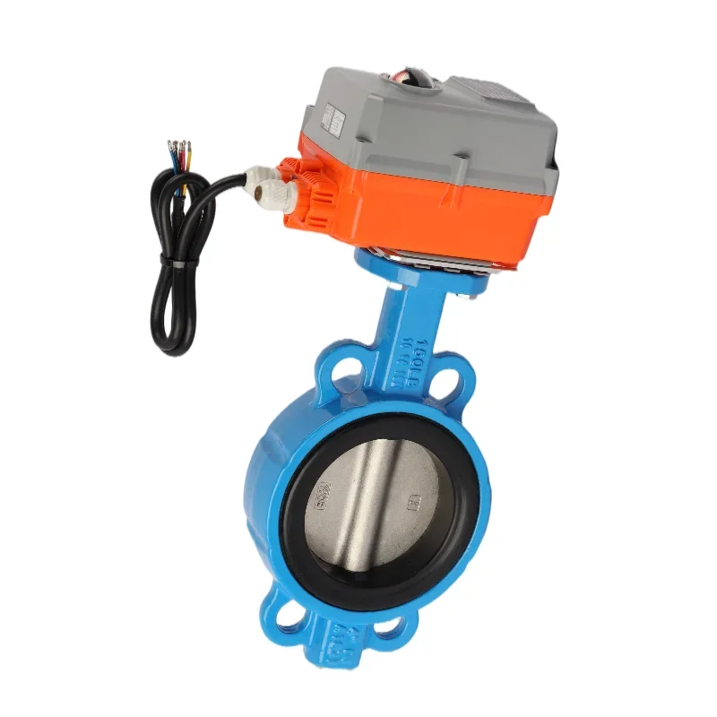 IP67 High Precisely 2'' Water 3 Way Motorized DN50 Brand 24V DC Motor Control Electric Butterfly Valve