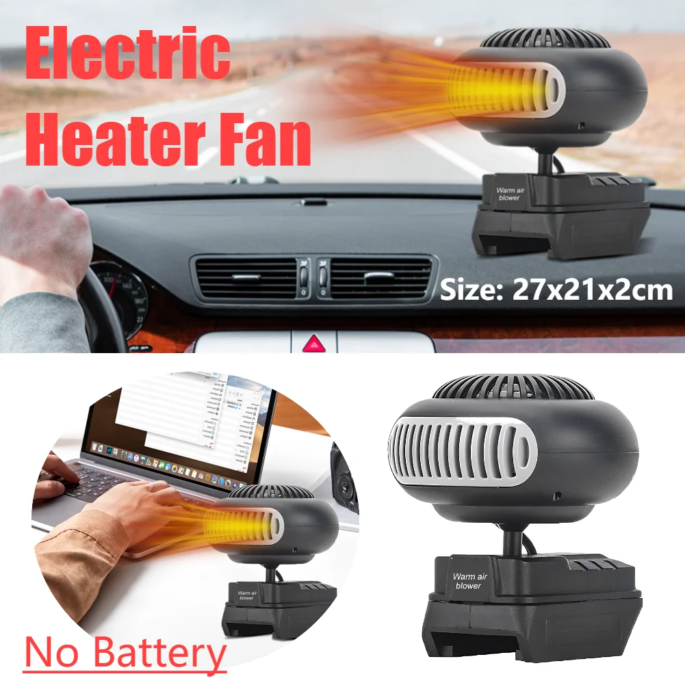 Electric Heater 170W Heating Fan Mini Small Portable Heater Fan Hot Air Blower for Car Home Bathroom Office Desktop Space Heater