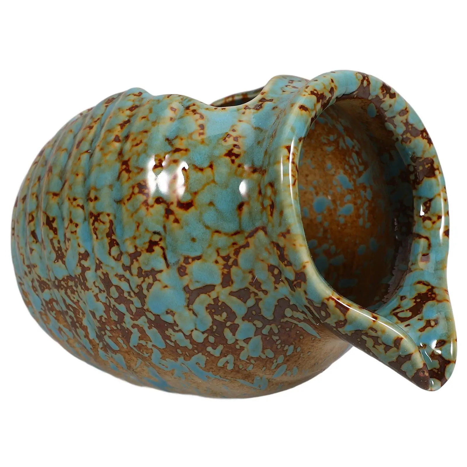 

Clay Pot Ecological Tank Jar for Indoor Courtyard Fountain Decor Ceramic Waterfall Vases