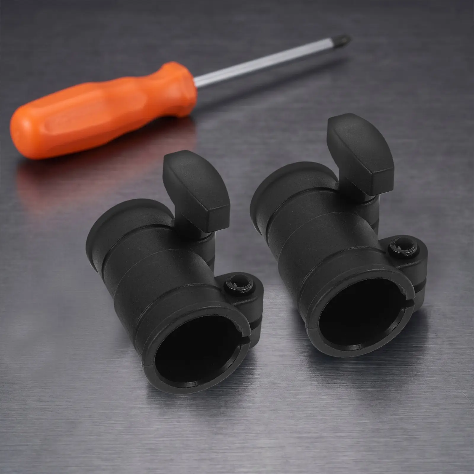 2Pcs Music Stand Sleeve Adapter Tube Reducer 28-25Mm Pole Lock Clamp Adjustable Support Fastening Hardware for Sheet Music Stand