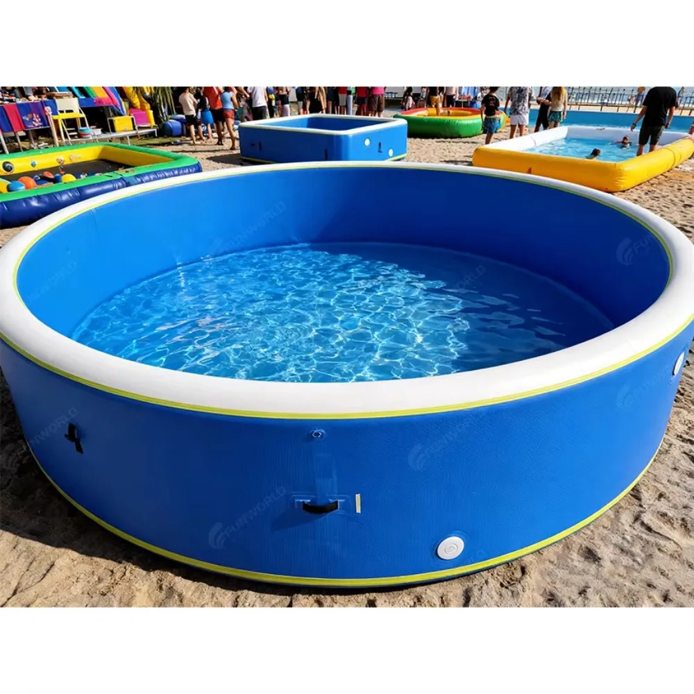 Large Size Round Foldable Portable Inflatable Swimming Pool Durable Thickened Pool for Backyard and Garden Use