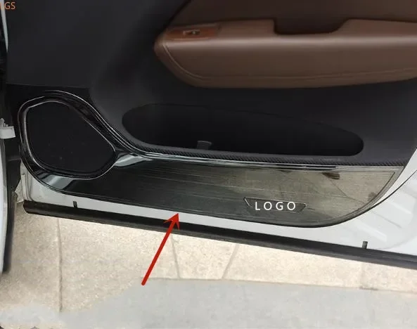 For VOLVO XC60 2018-2023 High-quality stainless steel car Door anti-kick board Anti-scratch protection Car styling