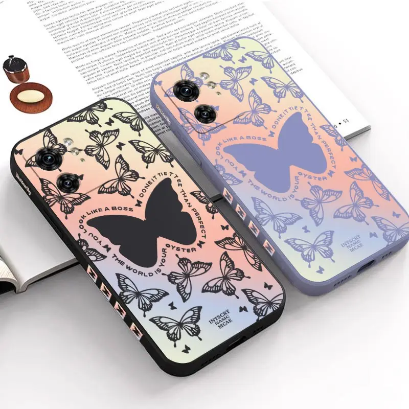 EDG E40 funda de silicona para Motorola Moto EDGE 40 40Neo EDGEPLUS 30 E7 E6S E13 E20 E32 E22i E7Plus
