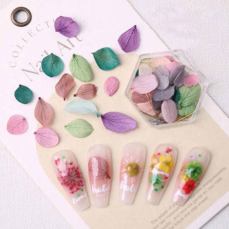 Requintado 3D Chrome Secas Flor Nail Art Decoração, encantos delicados, acessórios Beleza