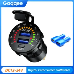 Mini Motorcycle 12V Digital Voltmeter 12V 24V Voltage Meter Auto Car Mobile Power Voltage Tester Detector