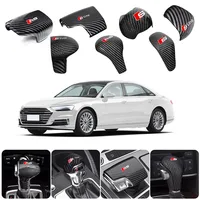 Carbon Fiber Gear Shift Knob Car Shift Lever Head Gear Pole for Audi A3 A4 A5 A6 A7 A8 Q2 Q3 Q5 Q7 Q8 S5 S6 S7 SQ5 SQ7 RS4 RS5