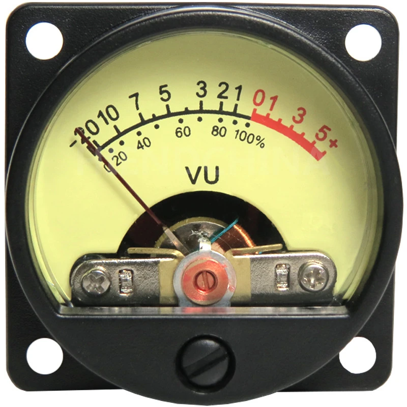 ZV-02 Bile เครื่อง VU Meter ระดับหัว LED Backlight เครื่องขยายเสียงขนาดหัวติดตั้งไดรฟ์เครื่องขยายเสียง