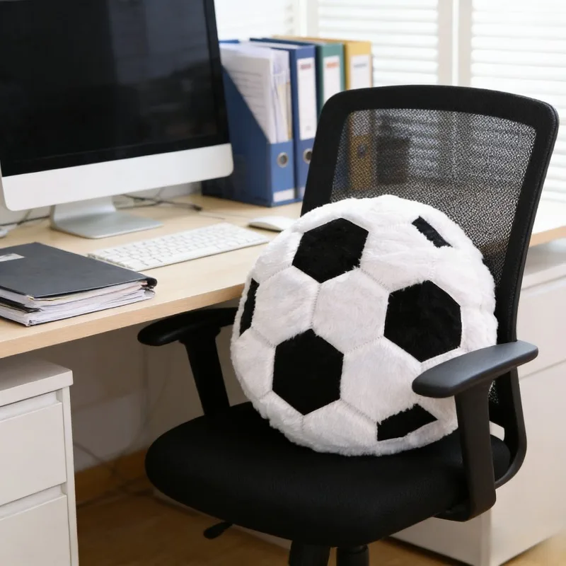 1pcs Basketball Baseball Football Shaped Sports Plush Cushion Pillow Winter Summer Style Gift for Boyfriend Football Fan