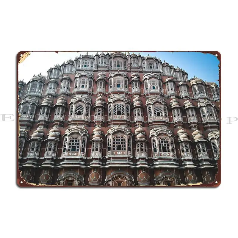 Hawa Mahal Jaipur Metal Plaque Poster Club Pub Designs Wall Custom Garage Tin Sign Poster