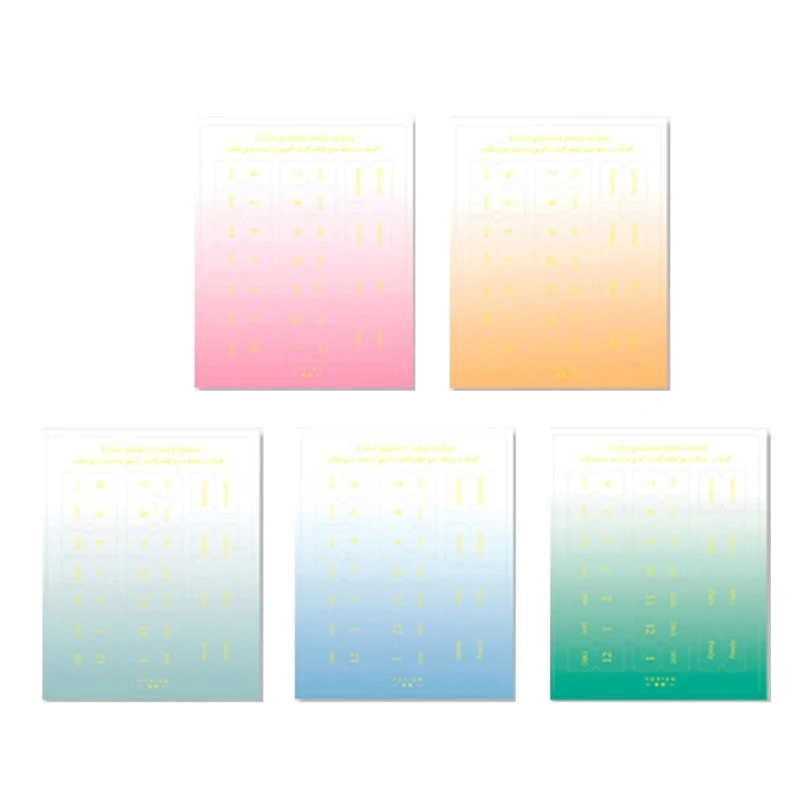 

10 Sheets Monthly Tabs Index Stickers Calendar Monthly Tab Stickers for Office