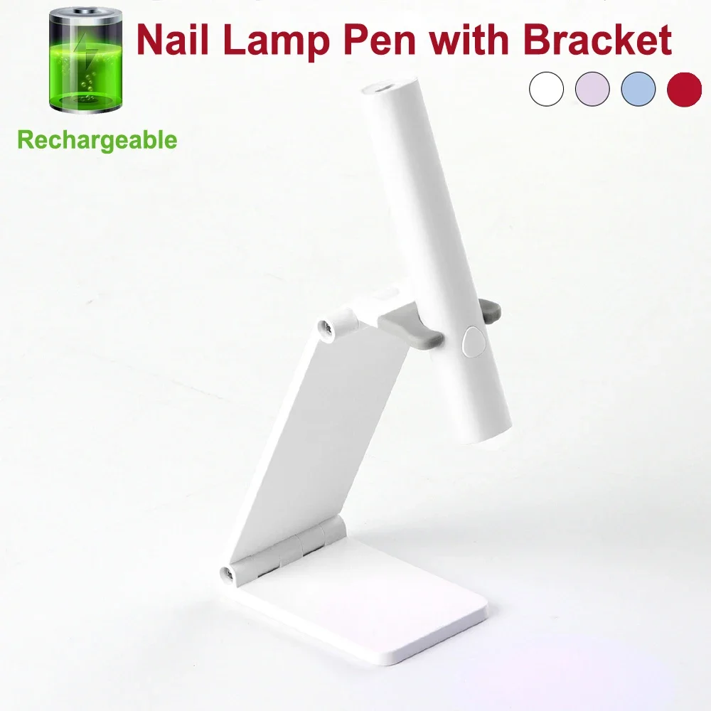 NEW Design Portable Nail Dryers Quick Dry Wireless UV LED Lamp Professional Gel Lamp for Nail Art Salon Mini Flashlight Pen