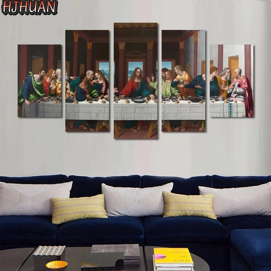 

5 шт. DIY алмазная живопись семейный сбор мозаика вышивка крестиком полная дрель вышивка мозаика diy настенное искусство картина подарок домашний декор