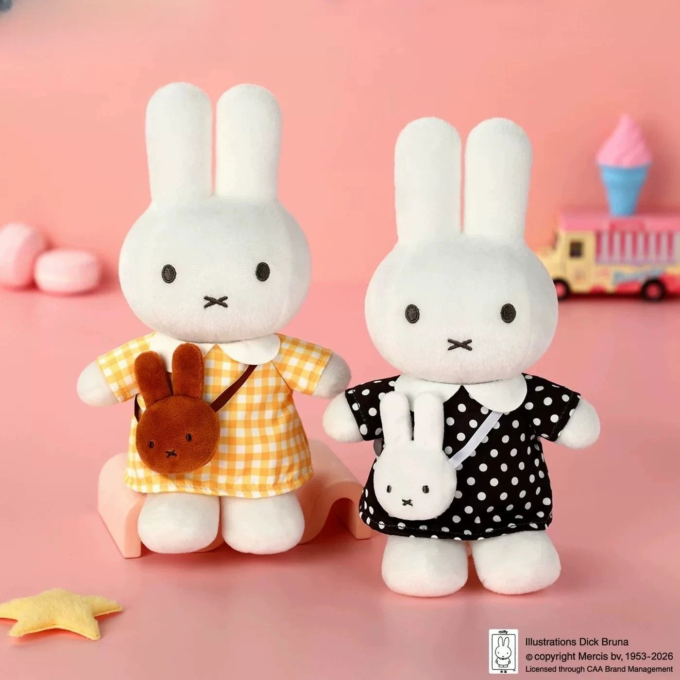 Anime Miffy Travel Plush Trendy Fun Doll Girls Appease Rag Doll Birthday Gift Lovely Kawaii Cute Personality Interesting Sweet