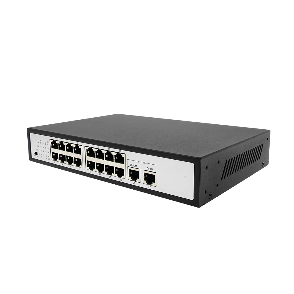 Gigabit 16 + 2poe Switch Standard 48V Monitoring Network Camera AP Power Supply